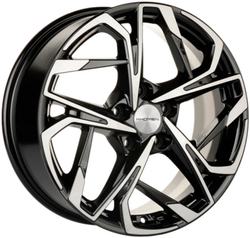 Khomen Wheels 7x17/5x108 ET40 D54,1 KHW1716 (Jac/ 3) Black-FP