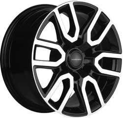 Khomen Wheels 8x17/6x139,7 ET25 D106,1 KHW1723 (LC Prado/Lexus GX) Black-FP