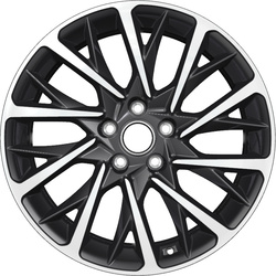 Khomen Wheels 7,5x18/5x112 ET39 D66,6 KHW1804 (Audi A4/A6) Black-FP