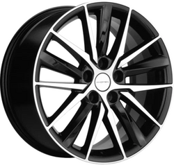 Khomen Wheels 8x18/5x112 ET39 D66,6 KHW1807 (A6/Q5) Black-FP