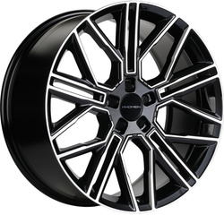 Khomen Wheels 9,5x21/5x112 ET36 D66,6 KHW2101 (E-tron) Black-FP