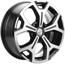 Khomen Wheels 6,5x17/5x112 ET50 D66,6 KHW1710(2) (Mercedes Vito) Black-FP
