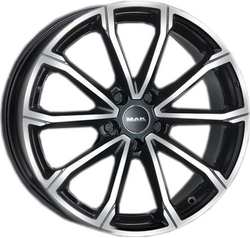 MAK 8x19/5x114,3 ET45 D76 DaVinci Black mirror