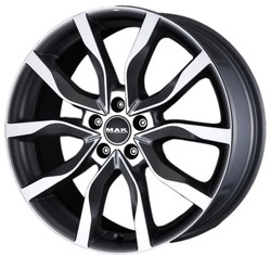 MAK 8x19/5x120 ET38 D72,6 Highlands Gunmetal Mirror Face