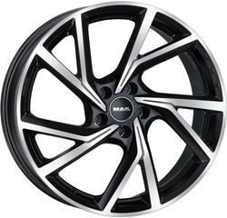 MAK 8x18/5x108 ET45 D72 Kassel Black mirror