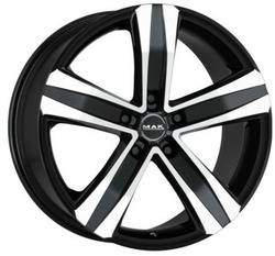 MAK 7x17/5x160 ET60 D65,1 Stone 5 T Black mirror
