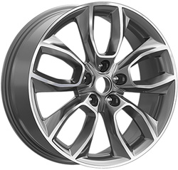Premium Series 7x18/5x114,3 ET40 D66,1 001 (Qashqai) Diamond Gloss Graphite