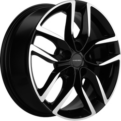 Khomen Wheels 6,5x17/5x114,3 ET45 D67,1 KHW1708 (Mazda3/CX30) Black-FP