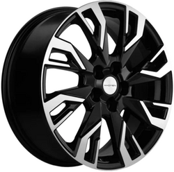 Khomen Wheels 7x18/5x114,3 ET38 D67,1 KHW1809 (Outlander) Black-FP