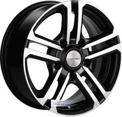 Khomen Wheels 6,5x16/5x139,7 ET35 D98,5 KHW1602 (Niva 4x4 Bronto) Black-FP