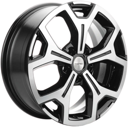Khomen Wheels 6,5x17/5x108 ET33 D60,1 KHW1710 (Chery Tiggo/Tiggo 7 Pro) Black-FP ()