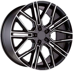 Khomen Wheels 9,5x21/5x112 ET31 D66,6 KHW2101 (Q7/Touareg) Black-FP