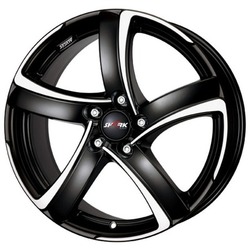 Alutec 7,5x17/5x100 ET35 D63,3 Shark Racing black front polished