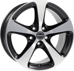 Borbet 7x16/5x115 ET40 D70,1 CC Black Polished Glossy