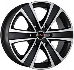 MAK 8x18/6x130 ET53 D84,1 Stone 6 Black mirror