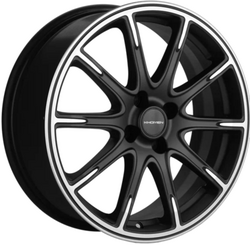 Khomen Wheels 6,5x17/4x100 ET44 D54,1 KHW1707 (KIA Rio I/II Solaris I/II) Black matt-FP