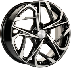Khomen Wheels 7x17/5x110 ET45 D67,1 KHW1716 (DFM580) Black-FP