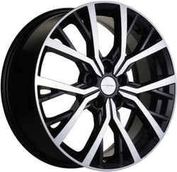 Khomen Wheels 7x18/5x114,3 ET45 D60,1 KHW1806 (Changan/Geely/Lexus/Suzuki/Toyota) Black-FP