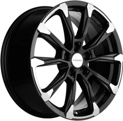 Khomen Wheels 7,5x18/5x114,3 ET45 D60,1 KHW1808 (RAV4) Black-FP Khomen Wheels 7,5x18/5x114,3 ET45 D60,1 KHW1808 (RAV4) Black-FP