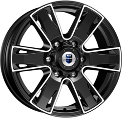 K&K 7x17/6x139,7 ET30 D106,1 Севенна (КС726) Алмаз черный K&K 7x17/6x139,7 ET30 D106,1 Севенна (КС726) Алмаз черный