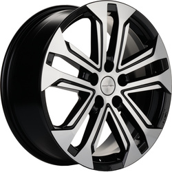 Khomen Wheels 7x18/5x108 ET46 D63,4 KHW1803 (Tugella) Black-FP Khomen Wheels 7x18/5x108 ET46 D63,4 KHW1803 (Tugella) Black-FP