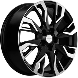 Khomen Wheels 7x18/5x114,3 ET45 D66,1 KHW1809 (Teana/X-trail) Black-FP Khomen Wheels 7x18/5x114,3 ET45 D66,1 KHW1809 (Teana/X-trail) Black-FP