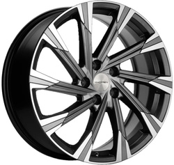 Khomen Wheels 7,5x19/5x108 ET46 D63,4 KHW1901 (Tugella) Gray-FP Khomen Wheels 7,5x19/5x108 ET46 D63,4 KHW1901 (Tugella) Gray-FP
