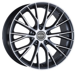 MAK 8x18/5x120 ET43 D72,6 Munchen Gunmetal Mirror Face MAK 8x18/5x120 ET43 D72,6 Munchen Gunmetal Mirror Face