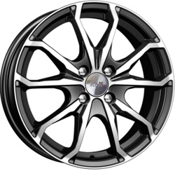 K&K 6x16/4x98 ET35 D58,5 Brent (КС733) Алмаз черный K&K 6x16/4x98 ET35 D58,5 Brent (КС733) Алмаз черный