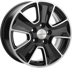 Khomen Wheels 6,5x16/5x114,3 ET45 D54,1 KHW1601 (Geely Atlas Pro) Black-FP