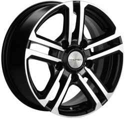 Khomen Wheels 6,5x16/5x139,7 ET35 D98,5 KHW1602 (Niva 4x4 Bronto) Black-FP (��� ORG)