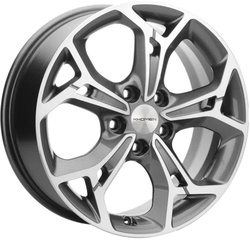 Khomen Wheels 7x17/5x114,3 ET50 D67,1 KHW1702 (CX-5/Seltos/Optima) Gray-FP