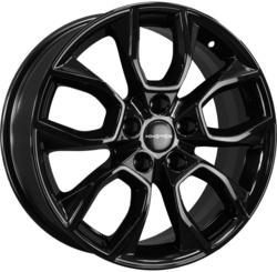 Khomen Wheels 7x17/5x114,3 ET45 D60,1 KHW1713 (Geely Atlas Pro) Black