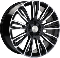 Khomen Wheels 8,5x20/5x120 ET45 D72,6 KHW2004 (RRover) Black-FP Khomen Wheels 8,5x20/5x120 ET45 D72,6 KHW2004 (RRover) Black-FP
