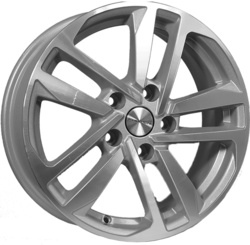 Khomen Wheels 6,5x16/5x114,3 ET46 D67,1 KHW1612 (Mitsubishi) F-Silver-FP