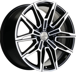 Khomen Wheels 8,5x19/5x112 ET30 D66,6 KHW1904 (Audi/VW) Black-FP