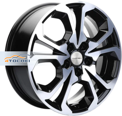 Khomen Wheels 6,5x17/5x114,3 ET40 D64,1 KHW1711 (Haval F7/F7x) Black-FP