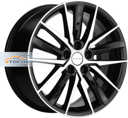 Khomen Wheels 8x18/5x114,3 ET53 D54,1 KHW1807 (Geely Coolray) Black-FP