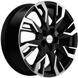 Khomen Wheels 7x18/5x114,3 ET35 D66,1 KHW1809 (Koleos) Black-FP