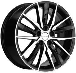 Khomen Wheels 8x18/5x114,3 ET53 D54,1 KHW1807 (Geely Coolray) Black-FP
