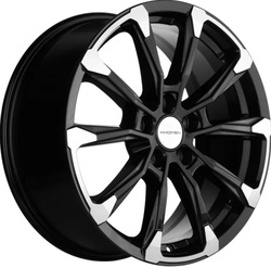 Khomen Wheels 7,5x18/5x112 ET43 D57,1 KHW1808 (Kodiaq/Tiguan) Black-FP