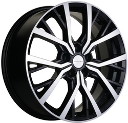 Khomen Wheels 7x18/5x114,3 ET45 D66,1 KHW1806 (Teana/X-trail/Juke) Black-FP
