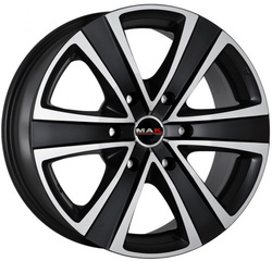 MAK 8x18/6x130 ET53 D84,1 Stone 6 Black mirror