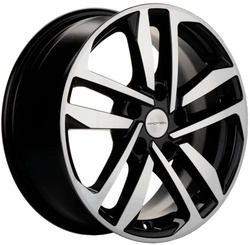 Khomen Wheels 6,5x16/5x108 ET45 D60,1 KHW1612 (Chery Tiggo 3/Tiggo 3 Pro) Black-FP