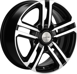 Khomen Wheels 6,5x16/5x139,7 ET40 D98,5 KHW1602 (Niva 4x4) Black-FP