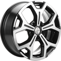 Khomen Wheels 6,5x17/5x120 ET60 D65,1 KHW1710(2) (VW Multivan) Black-FP
