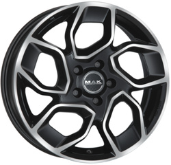 MAK 7x17/5x118 ET45 D71,1 Express Black mirror