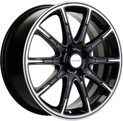Khomen Wheels 6,5x17/4x100 ET50 D60,1 KHW1707 (Lada Vesta) Black-FP Khomen Wheels 6,5x17/4x100 ET50 D60,1 KHW1707 (Lada Vesta) Black-FP