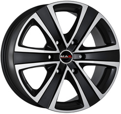 MAK 7x17/5x112 ET55 D66,6 Stone 5 Black mirror MAK 7x17/5x112 ET55 D66,6 Stone 5 Black mirror