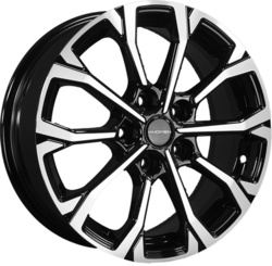 Khomen Wheels 6,5x16/5x114,3 ET45 D60,1 KHW1605 (Toyota/Suzuki) Black-FP